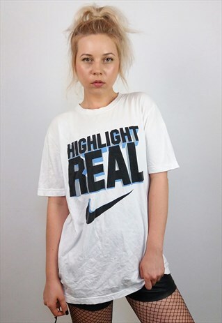 VINTAGE 90'S NIKE UNISEX FRONT LOGO T-SHIRT