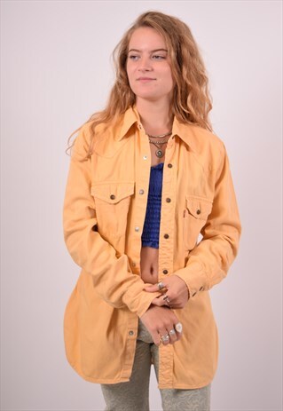 VINTAGE LEVI'S DENIM SHIRT YELLOW