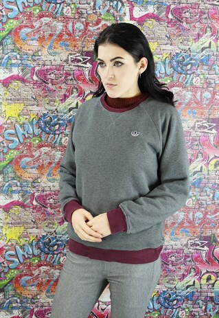 VINTAGE ADIDAS 90S SWEATSHIRT. BRANDED SPORTSWEAR.