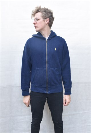 POLO RALPH LAUREN EMBROIDERED LOGO HOODIE SIZE M