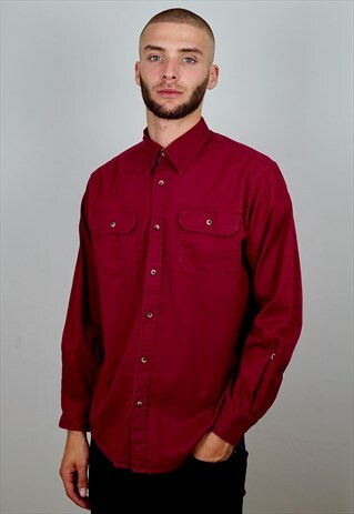 VINTAGE 90S WRANGLER WORKWEAR SHIRT