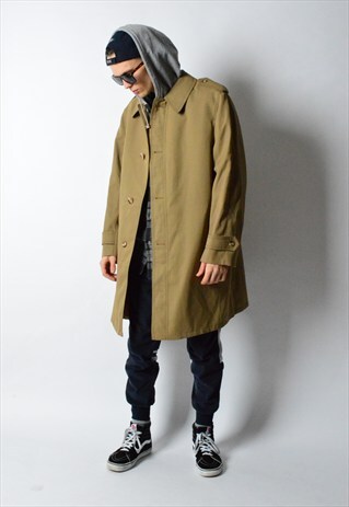 VINTAGE 70S CAMEL MAC COAT