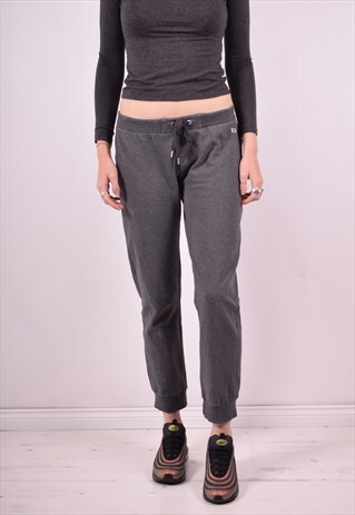 CHAMPION WOMENS VINTAGE TRACKSUIT TROUSERS W30 L28 GREY 90'S