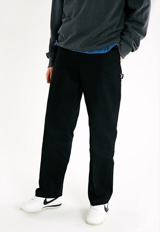 PERFECT WIDE COTTON PANTS_BLACK