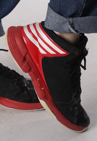 ADIDAS HI TOP TRAINERS UK 10.5, US 11 (F1C)