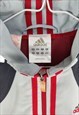 VINTAGE ADIDAS SPORT TRACK JACKET IN RED M