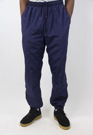VINTAGE NAVY TRACKSUIT BOTTOMS