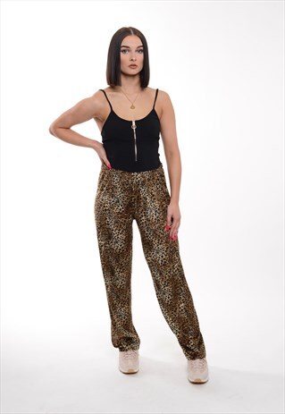LEOPARD VINTAGE PANTS