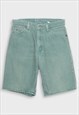 Pale green 550 Levi's shorts