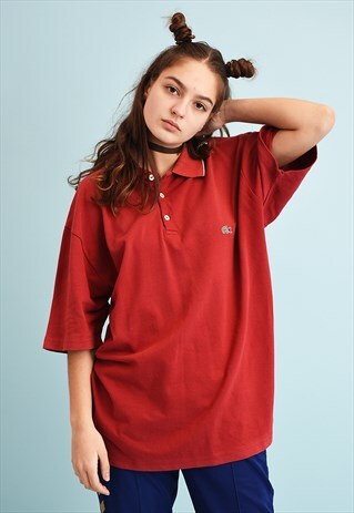 90'S RETRO LACOSTE SPORTS POLO T-SHIRT TEE TOP