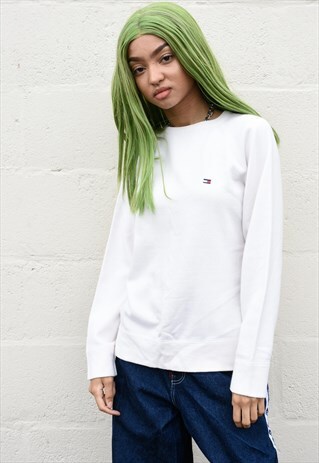TOMMY HILFIGER WHITE SWEATER