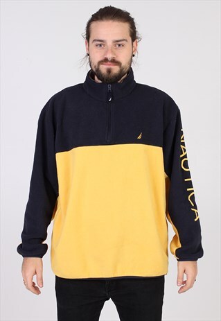 90'S VINTAGE NAUTICA 1/4 ZIP SWEATSHIRT
