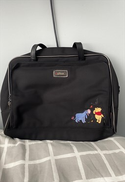 Vintage Disney Winnie the Pooh black messenger bag 