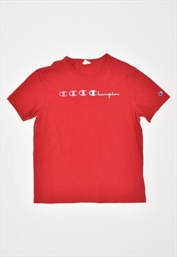 Vintage 90's Champion T-Shirt Top Red
