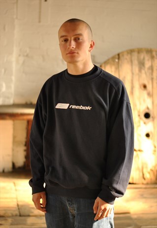VINTAGE 90S REEBOK LOGO SWEATER