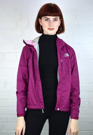 VINTAGE 90'S NORTH FACE HOODED WATERPROOF COAT