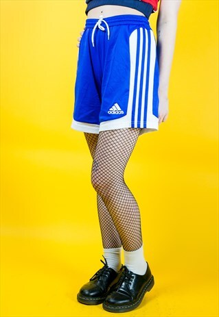VINTAGE ELECTRIC BLUE SPORT FESTIVAL SHORTS