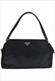 Vintage Prada Tessuto Chic Hobo Bag, Black, Nylon