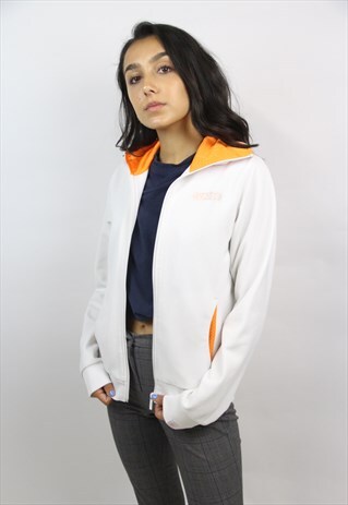 VINTAGE ADIDAS ORANGE-LINED SPORTS JACKET