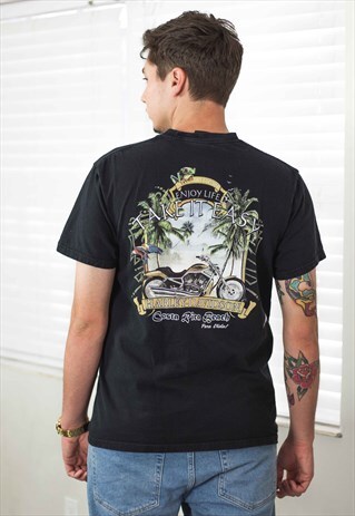VINTAGE HARLEY DAVIDSON T-SHIRT LOGO 90S L 8.2