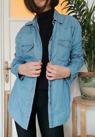 NORMCORE TRUSSARDI DENIM SHIRT