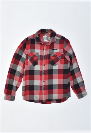 VINTAGE 90'S VANS SHIRT OVERSIZE CHECK RED