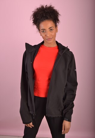 BLACK THE NORTH FACE FLEECE LINED JACKET GNF750