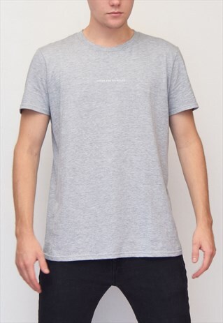 GREY THERE ARE NO RULES (WHITE) T-SHIRT