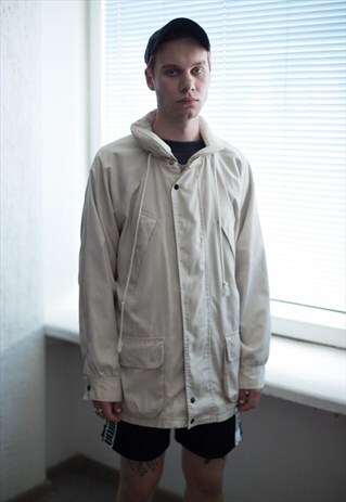 VINTAGE 80'S BEIGE PARKA