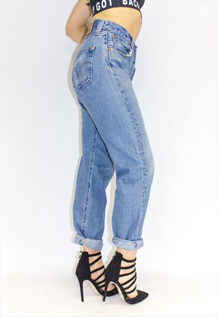 VINTAGE STONEWASH 501 BOYFRIEND JEANS
