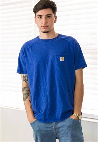VINTAGE CARHARTT T-SHIRT LOGO 90S L 7.9