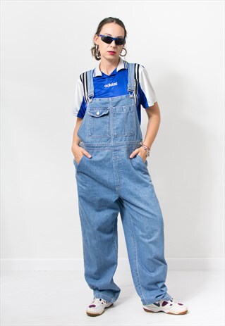 GAP Vintage denim overalls baggy dungarees women
