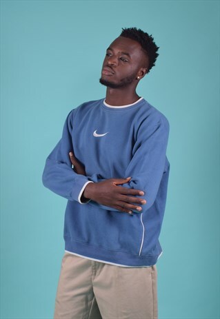 VINTAGE NIKE BLUE SWEATSHIRT