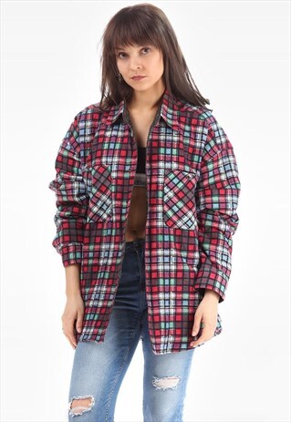 QUILTED FLANNEL JACKET