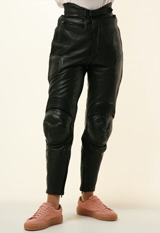 90S VINTAGE IXS MOTO BIKER HEAVYWEIGHT TROUSERS 1260
