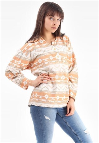 VINTAGE AZTEC FLANNEL SHIRT