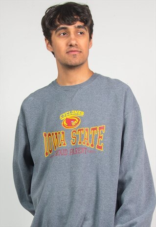 VINTAGE USA SWEATSHIRT IOWA STATE CYCLONES COLLEGE
