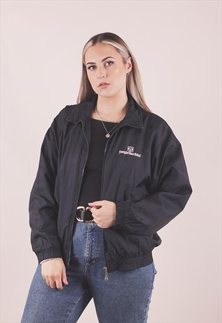 VINTAGE 90S LIGHTWEIGHT SHELL TRACK JACKET /A1081