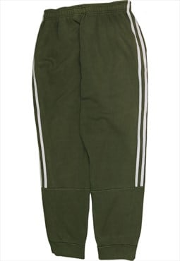 Vintage 90's Adidas Joggers / Sweatpants Casual Green Medium