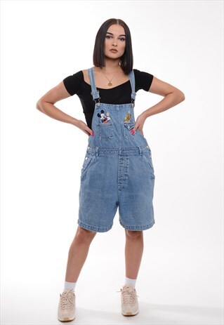 MICKEY MOUSE DISNEY DENIM VINTAGE DUNGAREES