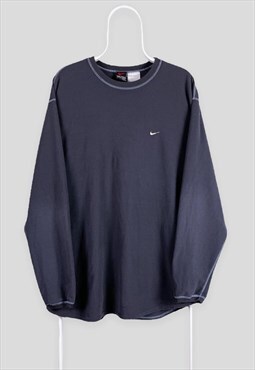 Vintage Nike Grey Fleece Sweatshirt XL