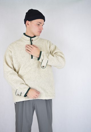 VINTAGE 80'S WHITE CLASSIC SWEATSHIRT