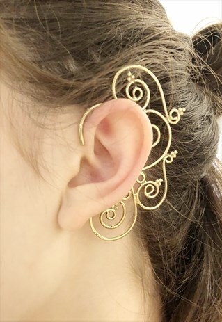 SPIRAL EARCUFF GOLD