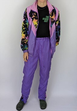 Vintage Purple 80's Tracksuit