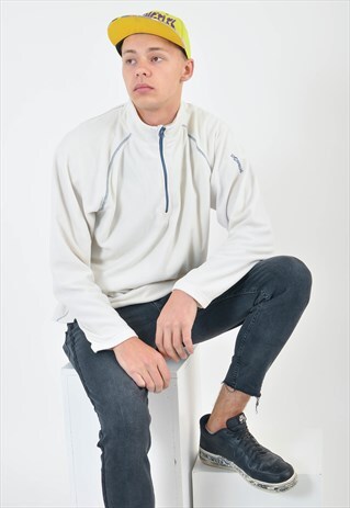 VINTAGE 90S 1/4 ZIP FLEECE SWEATSHIRT