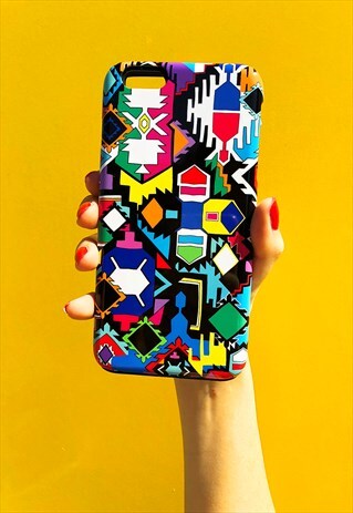 RAINBOW JIGSAW PRINT PHONE CASE - IPHONE 6/S PLUS