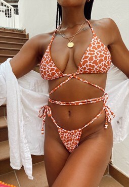 Bikini Top - Boracay Giraffe