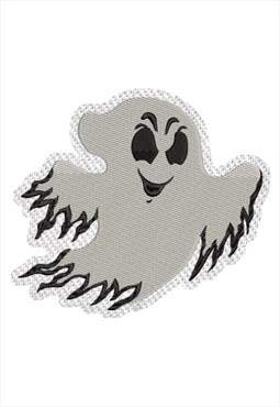 Embroidered Halloween Ghost iron on patch / sew on patches