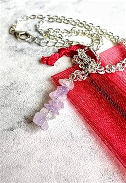 Handmade Cape Amethyst Gemstone Necklace