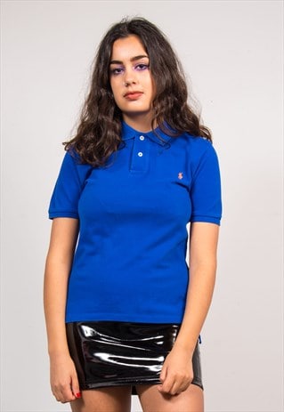 VINTAGE 90'S BLUE RALPH LAUREN POLO T-SHIRT